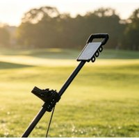 Foldable Golf Push Trolley Portable 3 Wheel Golf Trolley Sports Gear Foot Brake Drink Holder for Golfers
