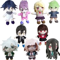 9 Style New Anime Plush Doll Keyring Kokichi Oma Kaito Momota Harukawa Maki Keychain Soft Figure Backpack Pendant Keychain Fans