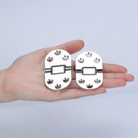 2pcs Stainless Steel Door Hinges 3" X 1.5" Table/Gate/Cabinet Hinges