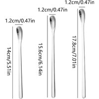 NEW Stainless Steel Coffee Spoon Ice Cream Dessert Tea Stirring Spoon For Picnic Kitchen Accessories Bar Tools Long Handle Spoon