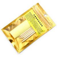 Watch Parts Movement Cleaning Clay Green Rubber Putty Cleaner With Wooden Stick For Watchmakers Watch Repair Tool Accessories