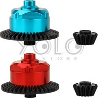 Aluminum Alloy Cover Metal Differential Mechanism with Gears For Tamiya TT02 TT-02 1/10 RC Car Upgrades Parts Spare Parts