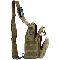 Outdoor lightweight hiking and mountaineering bag, multifunctional single-shoulder crossbody cycling fitness sports chest bag, m