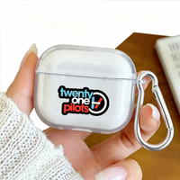 Band twenty one pilots Earphone Protector Case For AirPods Pro2 TPU Wireless Earphone Protector Cover For AirPods 3/4 Fans gift