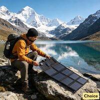 EESbao 25W-100W Anti Drop Waterproof Solar Panel 5V USB Foldable for Outdoor Camping Survival Daily Charging