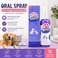 Pet Teeth Cleaning Spray Dogs Cats Teeth Clean Deodorant Prevent Calculus Remove Oral Care Remove Tooth Stains Keep Fresh Breath