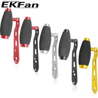 EKFan 135MM Baitcasting Fishing Reel handle for D/S/A 7*4/8*5MM hole Aluminum Alloy EVA T-bar Knob jigging Handle reel accessory