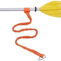 Adjustable Elastic Kayak Rod Lanyard Canoe Paddle Leash Fishing Rod Leash Safety Rope Carabiner Rowing Boats Accessories