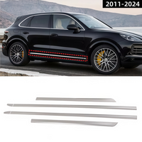 Door Exterior Lower Trim Strip KIT For Porsche Cayenne 2011-2024