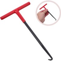 Professional Motorcycle Spring Hook Puller Extra Long Handle Steel Build for Exhaust Pipe Tension Springs Easy Removal