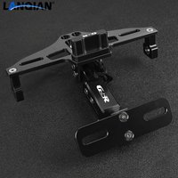 For Suzuki GSR 750 600 400 GSR400 GSR600 GSR750 Fender Eliminator Adjustable License Plate Holder Bracket LED Turn Signal Light