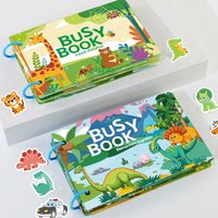 quiet books,Busy books, children's activity learning books. Animals, dinosaurs, letters and numbers, parent-child games.
