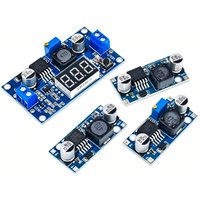 LM2596 LM2596S power module + LED Voltmeter DC-DC adjustable step-down power supply module with digital display 24V to 12 5 3.3V