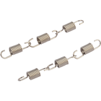 Metal Exhaust Spring Pipe Tubing Muffler Joiner Compatible with 1/8 1/10 RC Nitro Engine Model Car DIY Parts