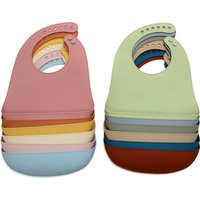 1PCS Waterproof Baby Bibs Newborn Feeding Baby Bibs Burp Cloths Adjustable Soft Silicone Bib Baby Accessories