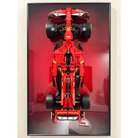 Display Wallboard for LEGO LEGO 42207 Ferrari F1 SF-24 Car Building Set,Adult Collectibles Wall Mount Frame (No Car Included)