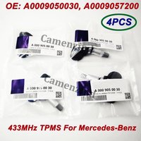 4Pcs 433MHZ TPMS OE A0009050030 A0009057200 0009050030 Tire Pressure Sensor For Benzz A C E G S Class W205 C205 W212 C253 X166