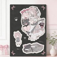 Akiyama Mizuki Acrylic Stand Figure Display Anime Goods Keychain Collection Desk Decoration Ornament Accesorios