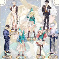 Anime Witch Hat Atelier 15CM Acrylic Stand keychain Anime Stand Coco Qifrey Olruggio Agott Desktop Ornament Home Collection Gift