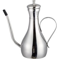 Pot d'assaisonnement en acier inoxydable, ustensile de cuisine, saucière, vinaigre, condiments de Restaurant, bouteille d'huile