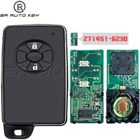 2 Button Smart remote key fob For Toyota Japanese Import Genuine Smart Key fob for Auris Fielder Carolla RAV4 312Mhz 71451-6230
