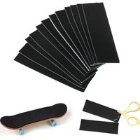 12Pcs/Set Fingerboard Grip Tape Self-Adhesive Sandpaper Grip Tape Wooden Fingerboard Deck Grip TapeSticker For Mini Fingerboards