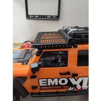 Roof Rack For CROSSRC EMO XL2 1/8 Scale RC Crawler Upgraded Stainless Steel Modification Accessory Damage-Free Installation