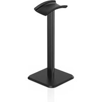 Black Universal Aluminum Alloy Headphone Stand Durable Desktop Gaming Headset Holder Multimedia Accessory for Earphones