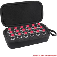 18 Slots Insulin Fridge Holder Vial Storage Case for Refrigerator Standard 10ml U-100 Vials, Safe Snug Secure Vial Protector
