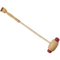 Wooden Knock Hammer Massage Tool Manual Muscle Rake Massager Back Scratcher Stick for Home Office Use