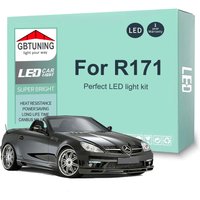 15Pcs Car Accessories For Mercedes Benz SLK Class R171 SLK280 SLK300 SLK350 2004-2010 Canbus Dome Trunk LED Interior Light Bulb