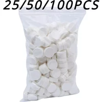 25/50/100PCS Disposable Compressed Towel Travel Makeup Facial Cleaning Tool Portable Disposable Mini Coin Compressed Towel