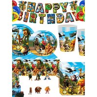 Tung Tung Sahur Tralalo Theme Birthday Party Decorations Italian Brainrot Balloons Tableware Set Plates Banner for Baby Shower