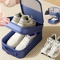 Portable Travel Shoe Bag Holds 3 Pair of Shoes for Travel and Daily Underwear Clothes Bags Shoe Organizer High Quality Storageba