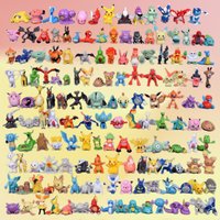 48-144pcs Pokemon Figure Toys Anime Pikachu Action Figure Model Ornamental Decoration Collect Toys For Children's Christmas Gift