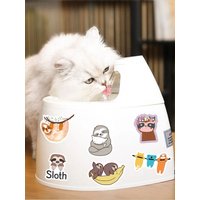 AliExpress NONE 50Pcs Funny Cartoon Sloth Animals Stickers Toy Stationery Guitar Phone Bicycle Laptop Luggage Car Graffiti Kids Sticker