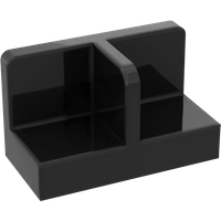 93095 18971 Panel 1 x 2 x 1 with Rounded Corners Bricks Collections Bulk Modular GBC Toys For Technical MOC DIY Building Block