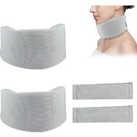 Adjustable Cervical Neck Support Sponge Neck Brace for Sleep Breathable Comfortable Neck Protector Sleep Aid Neck Pillow