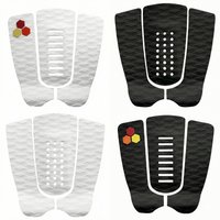 8/24hole 3PCS Diamond EVA Foam Surfboard Traction Pad Non Slip Deck Grip Pad with Tail Kick for Shortboard Fish Surf Board Pad