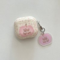 ins pink floral apple bear airpods4 protective case airpod 3 is suitable for Apple Pro headphone case 3rd generation 2nd