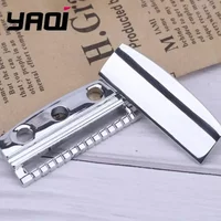 2026 New Arrival!YAQI Single Edge Chrome Color Safety Razor Head - 1.20mm Blade gap