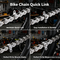 5/10 pairs Bicycle Chain Quick Release Link, 8-12 Speed MTB Chain Missing Link Bike Repair Part