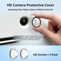 2PCS Universal Car Camera Lens Protector Rear View Backup Camera Cover Anti-Scratch Waterproof Dustproof Protection Accessories