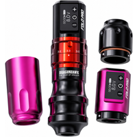 Dragonhawk Fold Pro Year of The Dragon Tattoo Machine 7 Strokes 2 Batteries Mcore-C3 Motor Quiet Operation for Lining Shading