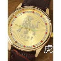 Vietnam sand gold twelve zodiac mechanical watch national guest watch couple luminous old domestic men and women ruby