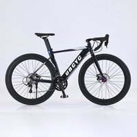 700C Road Bike with Disc Break and Ordinary Pedal for Adult Aluminium Frame Road Bicycle 7 Speed Road Bicycle