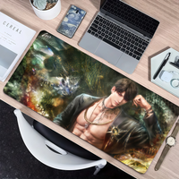 Love and Deepspace Zayne Sylus Xavier Caleb Mouse Pad Non-slip Lockedge Thickened Desktop MousePad Large Gaming Office Student