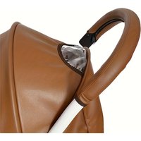Stroller handle cover, PU protective cover, foldable and washable zipper style universal baby stroller handle glove, one set