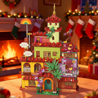 1080pcs MOC Encanto The Magical Madrigal House Build Disneieny Princess Model Building Blocks Construction Toy Christmas Gifts