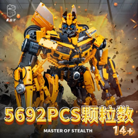 Hot Deals V5007 5692PCS Creative Expert Transformation DJ Rambo Man Autobot Moc Bricks Technical Model Building Blocks Toys